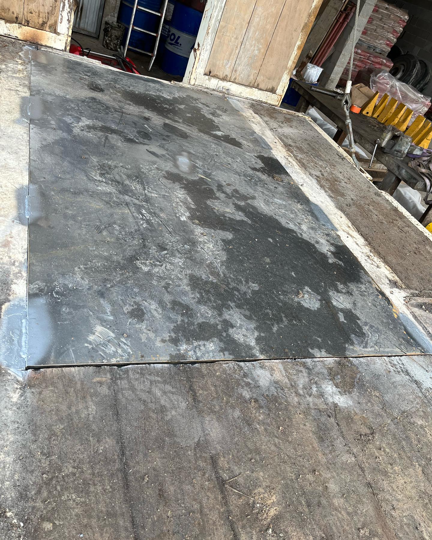 Remplacement de pièces usées par soudure